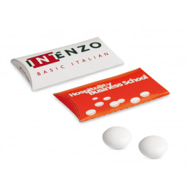 Klikhuls met 2 mentos mint-Wit