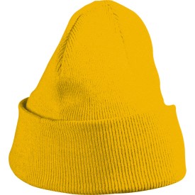 Daiber gebreide kindermuts - polyacryl - tweelaags - met omslag