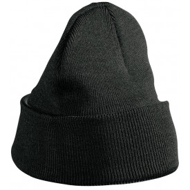 Knitted Cap for Kids-Zwart