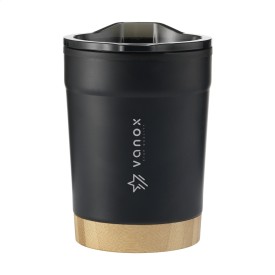 Kobe Bamboo RCS Recycled Steel 350 ml koffiebeker-Zwart