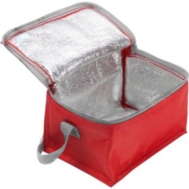 Koeltas voor 6 blikjes - polyester - schouderband