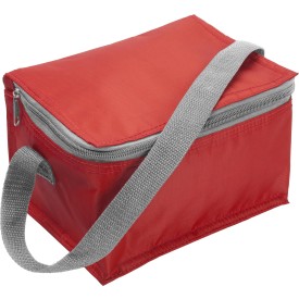 Koeltas voor 6 blikjes - polyester - schouderband
