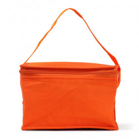 Koeltas voor blikjes-Oranje-Zonder opdruk