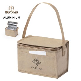 Koeltas 4.7 L - gelamineerd papier recycled - schouderband