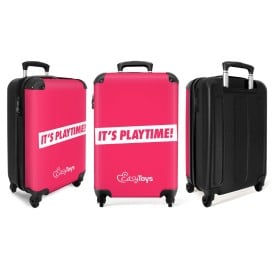 Koffer met logo-Roze