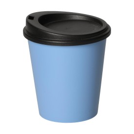 Koffiebeker met deksel 200ml - plastic - herbruikbaar