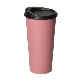 Koffiebeker met deksel 0,4 ltr.-Sophisticated red