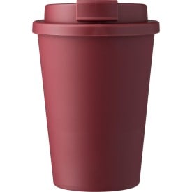 Koffiebeker to go 350 ml - PP - afsluitbaar met schroefdeksel-Bordeaux