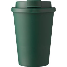 Koffiebeker to go 350 ml - PP - afsluitbaar met schroefdeksel-Groen
