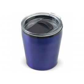 Koffiebeker voor onderweg 180ml-Donker blauw