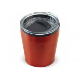 Koffiebeker voor onderweg 180ml-Donker rood