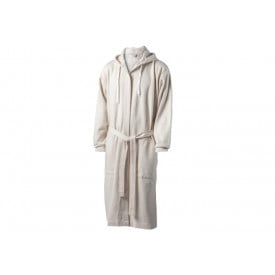 Kosta Linnewafveri badjas - S/M - katoen/polyester - twee zakken - capuchon