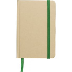 John notitieboekje - A6 - gerecycled papier - 80 vellen - elastiek en bladwijzer