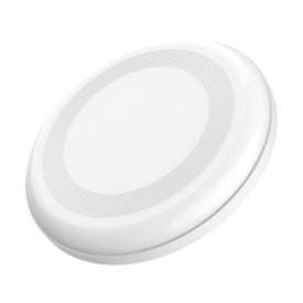Kunststof frisbee 22 cm.-Wit