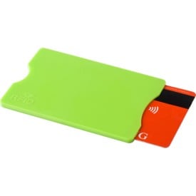 Kunststof kaarthouder met RFID bescherming