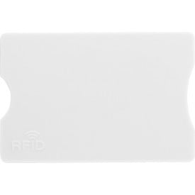 Kunststof kaarthouder met RFID bescherming-Wit