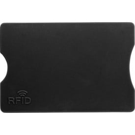 Kunststof kaarthouder met RFID bescherming-Zwart