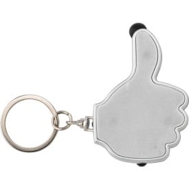 Duimpje sleutelhanger - ABS - met stylus - met ledlampje