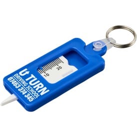 Kym sleutelhanger - gerecycled HIPS kunststof - 6.9 cm - controleer profieldiepte