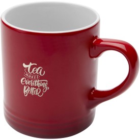 Laguna 330 ml mok van keramiek-Rood