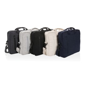 Laluka Aware™ laptoptas - gerecycled canvas - 340 gsm - verstelbare riem