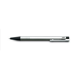LAMY Logo balpen - metaal - zwarte inkt - gekleurde tip en top - geschenkverpakking