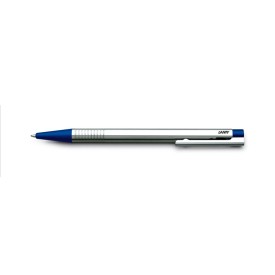 LAMY Logo balpen - metaal - zwarte inkt - gekleurde tip en top - geschenkverpakking