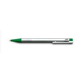 LAMY Logo balpen - metaal - zwarte inkt - gekleurde tip en top - geschenkverpakking