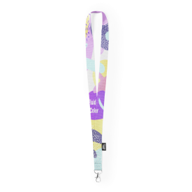 Lanyard Loriet - rPET polyester - 300D - metalen draaihaak - rPET label