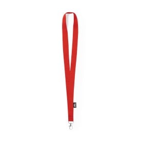 Lanyard Loriet - rPET polyester - 300D - metalen draaihaak - rPET label