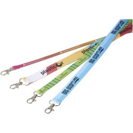 Lanyard met 2 zijden sublimatie voorzien van haak