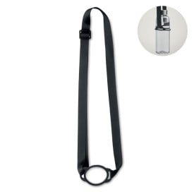 Lanyard met bekerhouder 6cm-Zwart