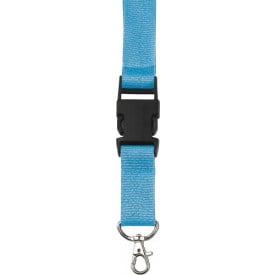Lanyard met veiligheidssluiting-Lichtblauw