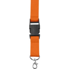 Lanyard met veiligheidssluiting-Oranje-Zonder opdruk