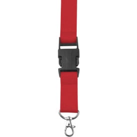 Lanyard met veiligheidssluiting-Rood-Zonder opdruk