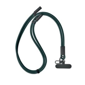Lanyard oplaad- en datakoord - rPET-Donker marinegroen