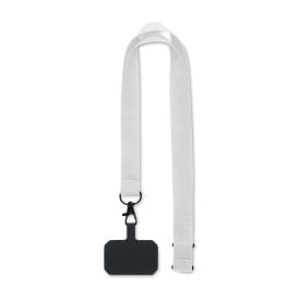 Lanyard telefoonhouder-Wit