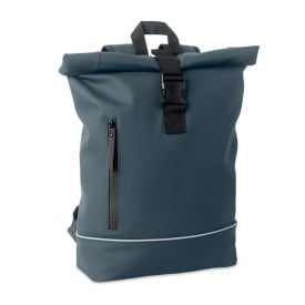 Laptop 15" rolltop PU rugzak-Donker marineblauw