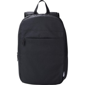 laptoprugzak Phineas- polyester 600D- ritssluiting voorkant