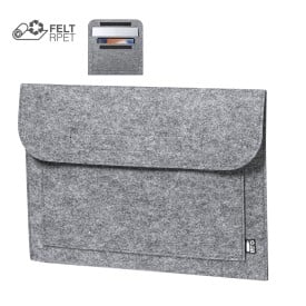Novac laptoptas - rPET vilt - klittenbandsluiting