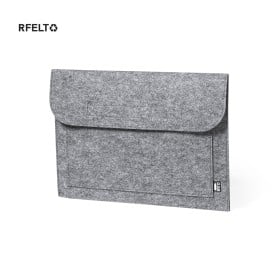 Novac laptoptas - rPET vilt - klittenbandsluiting