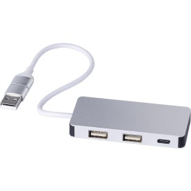 Layton USB hub - gerecycled aluminium - USB-C en A