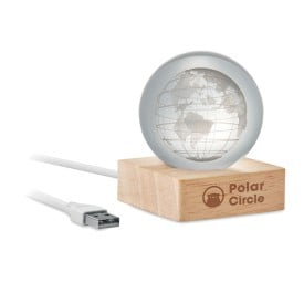 LED wereldbol glazen bol