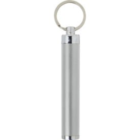 LED zaklamp met sleutelring-Zilver