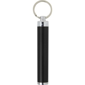 LED zaklamp met sleutelring-Zwart