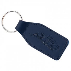 Lederen sleutelhanger Bram-Blauw