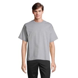 LEGACY OVERSIZED T-SHIRT-Grey heather