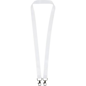 Leia lanyard - rPET polyester - 4 breedtes - 2 karabijnhaken