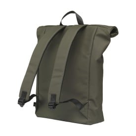Lennon roll-top rugzak - 19L - gerecycled PU/rPET polyester - laptopvak