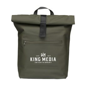 Lennon RCS Recycled Roll-Top Backpack rugzak-Donkergroen